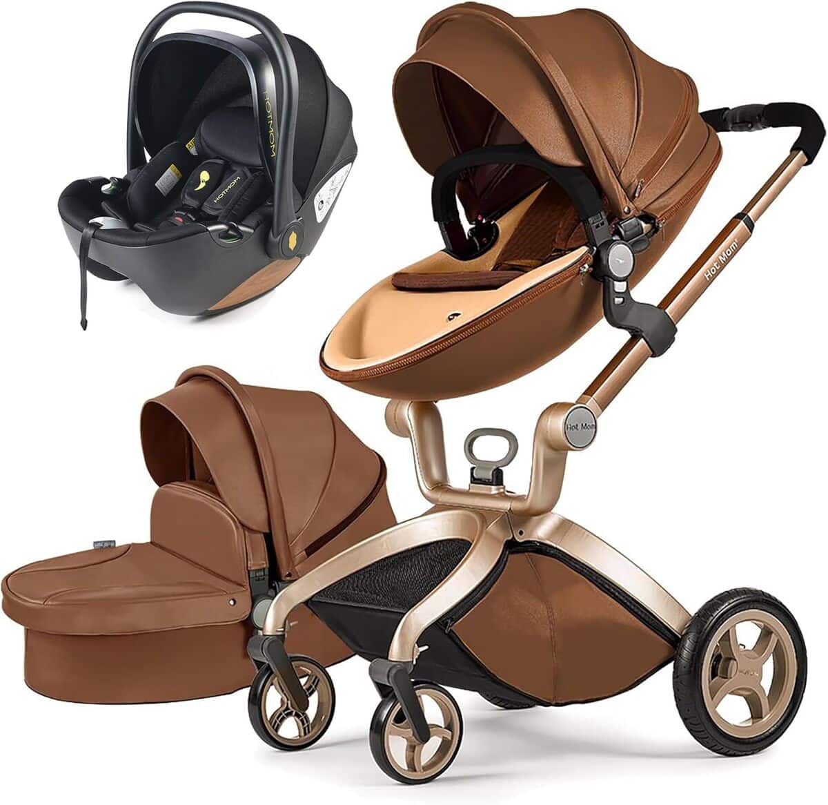 Test de la poussette et baignoire 2 en 1 Hot Mom F22