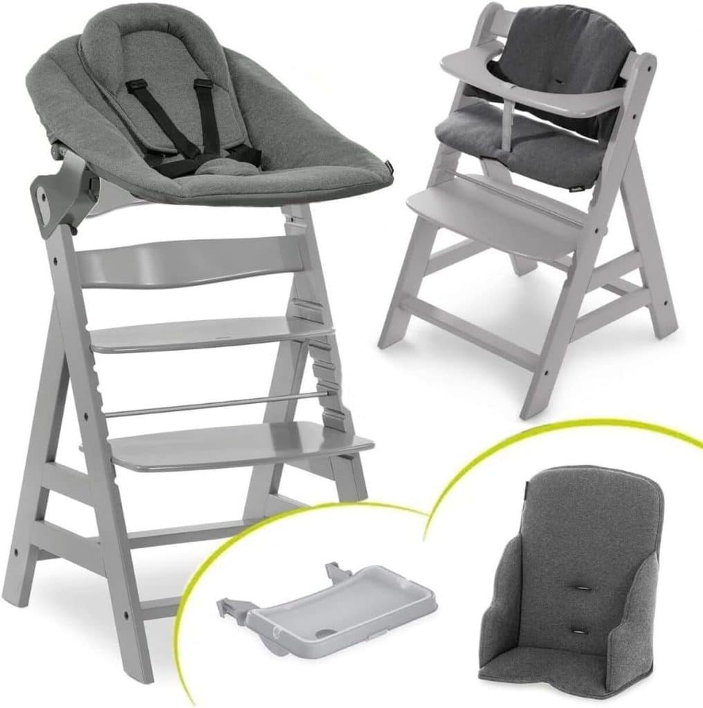 Test : hauck Alpha XXL, la chaise haute évolutive premium dès naissance