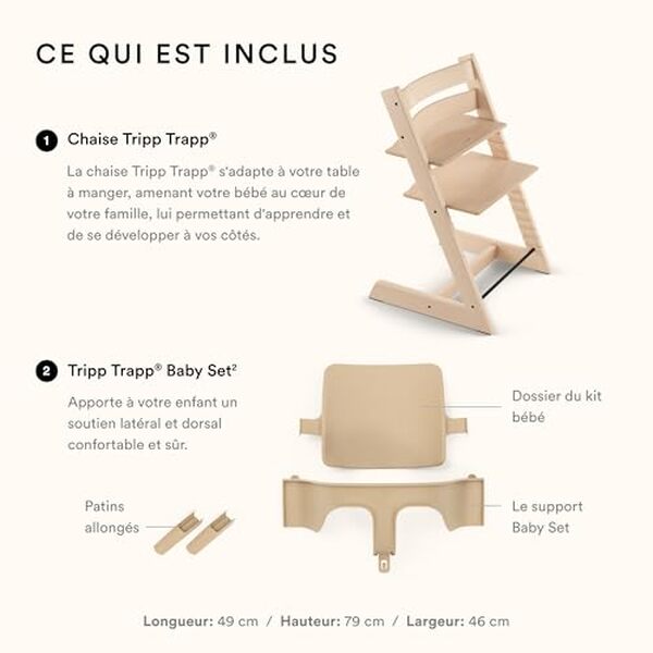 Découvrez l'ergonomie et la praticité de la chaise haute Stokke Tripp Trapp pour le confort de votre enfant. Test complet et avis d'experts.