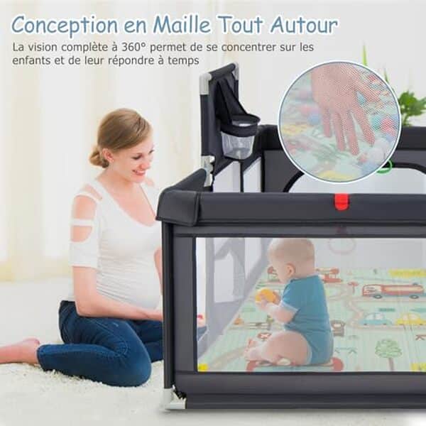 Découvrez notre analyse détaillée du parc bébé Dreamade 3-en-1 : un espace de jeu complet et sécurisé. Adaptabilité et sécurité garanties pour le bien-être de votre enfant.