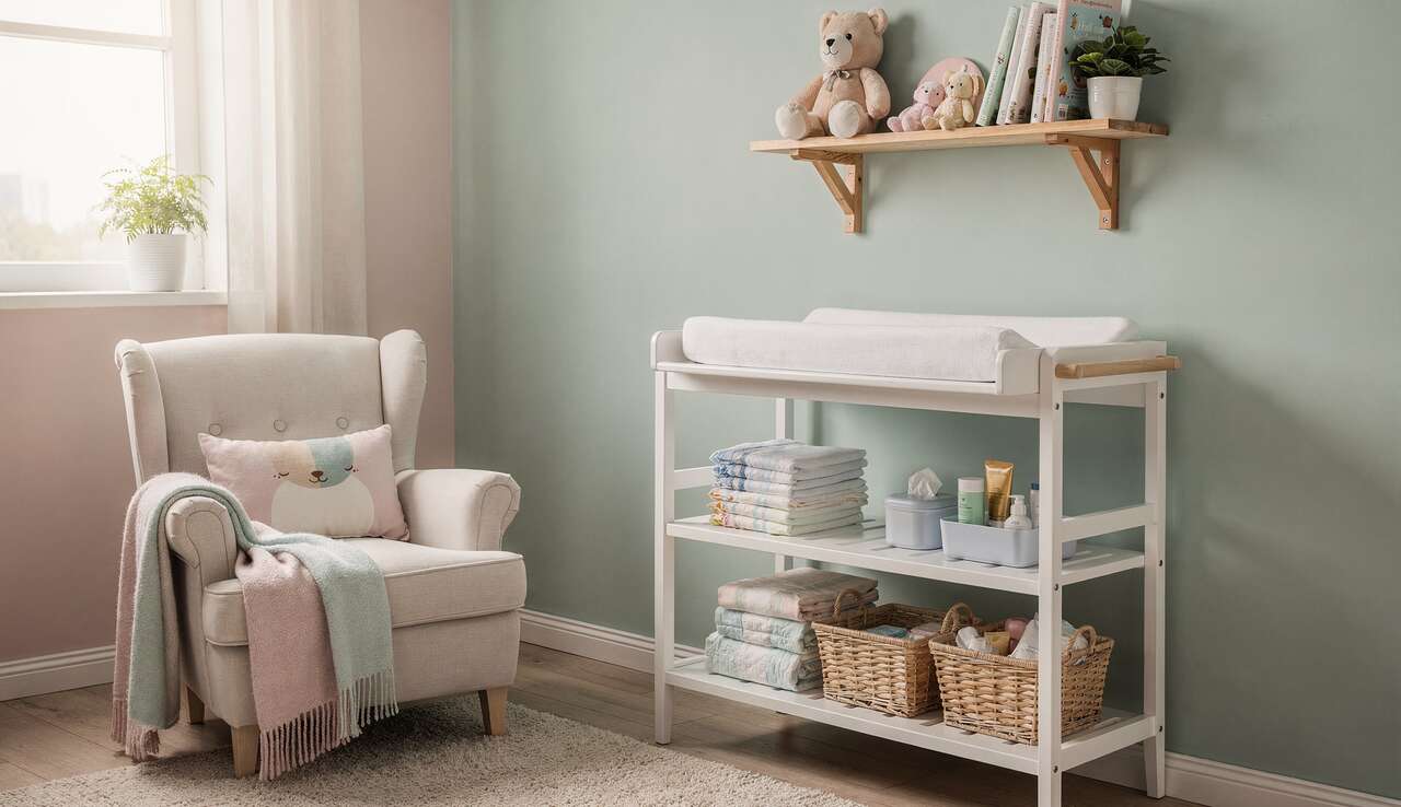 Am&eacute;nager un espace avec une table &agrave; langer fonctionnelle