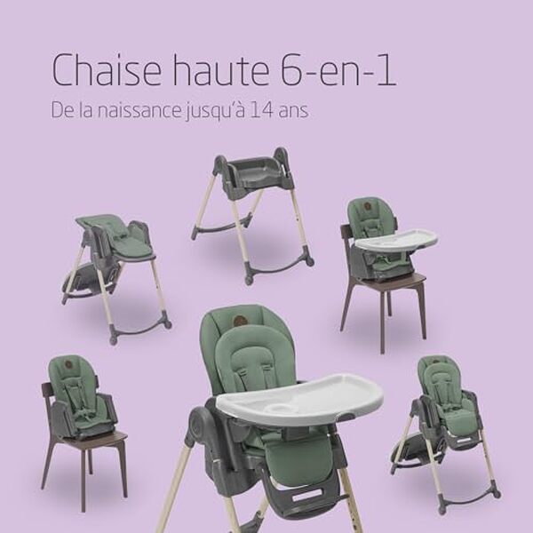 Découvrez notre test complet de la chaise haute évolutive Maxi-Cosi Minla : praticité, confort et design réunis pour accompagner votre enfant de la naissance à 6 ans.