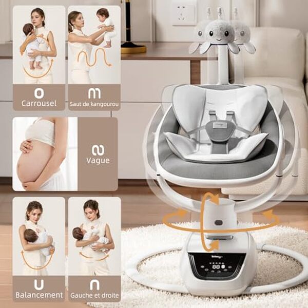 Découvrez notre analyse du transat électrique Trimigo pour bébé : confort, sécurité et technologie au rendez-vous pour le bien-être de votre enfant.