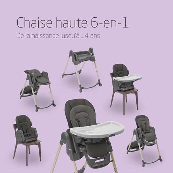 Découvrez notre test du Maxi-Cosi Minla, une chaise haute évolutive qui s'adapte à la croissance de votre enfant. Praticité et confort garantis pour les repas de votre bébé.