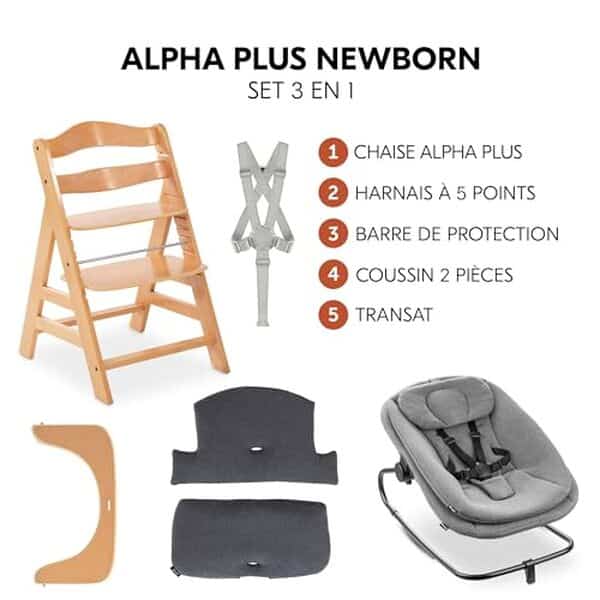 Découvrez notre analyse complète de la chaise haute évolutive hauck Alpha+ avec transat 3 en 1 : confort, sécurité et fonctionnalités réunis pour l'épanouissement de votre enfant