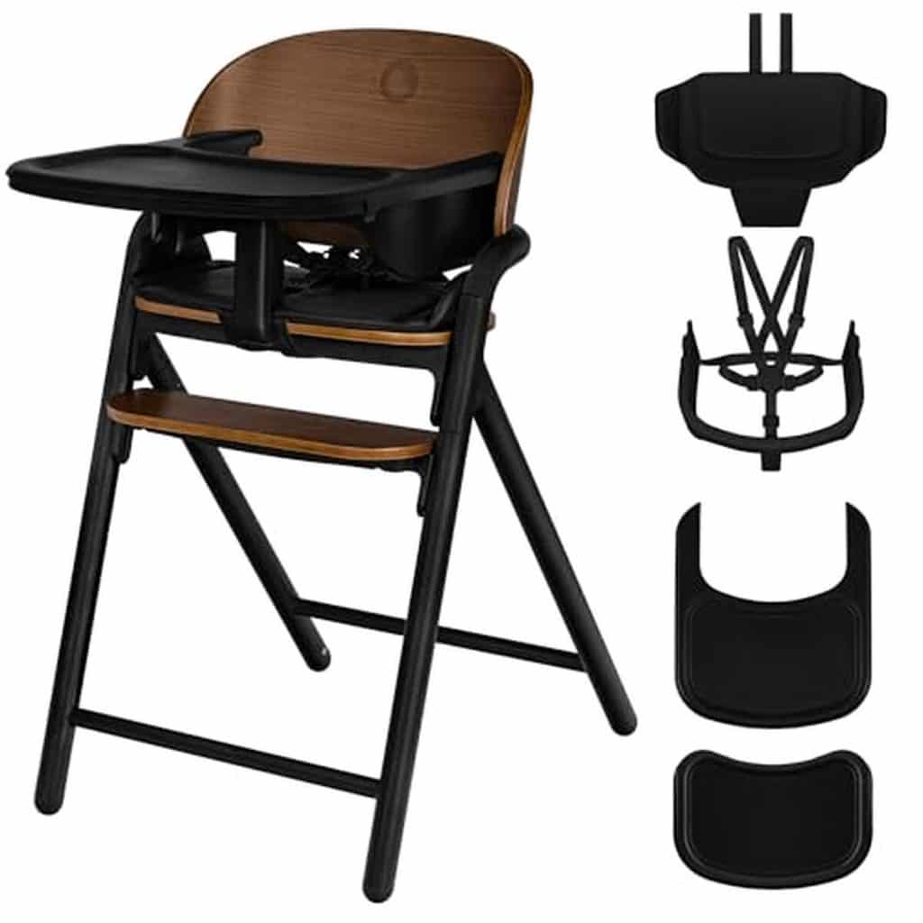 Test de la chaise haute évolutive Lionelo Celia en bois