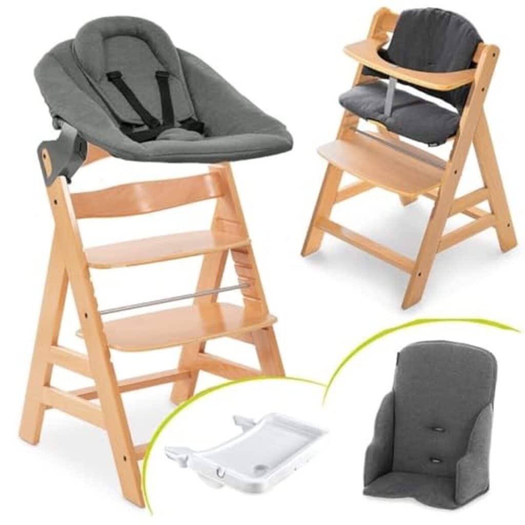 Test de la chaise haute Hauck Alpha XXL : évolutive et pratique