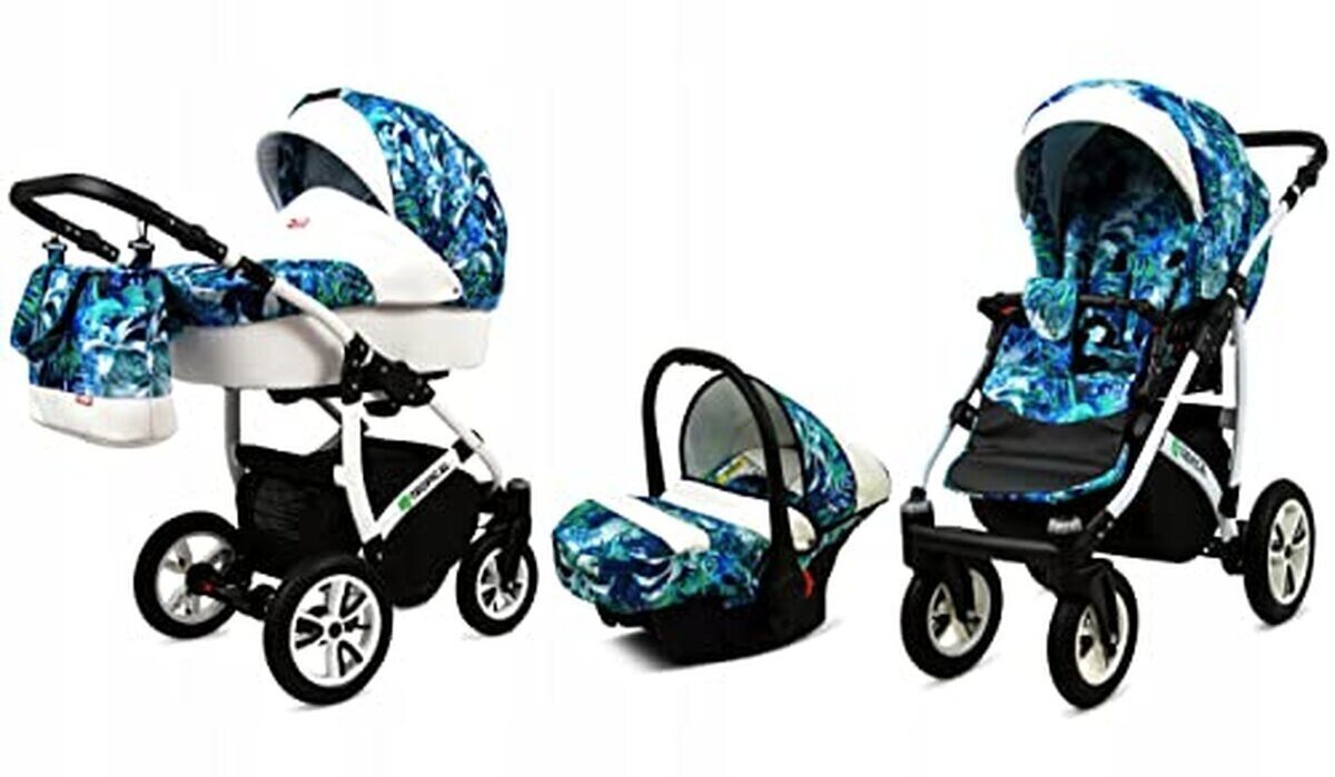 Test de la poussette combinée 3 en 1 BabyLux® Tropical : praticité tout-en-un !