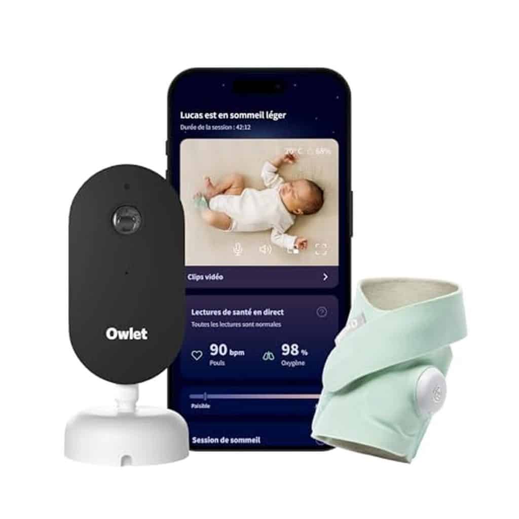 Test de l'Owlet Dream Duo™ 3 : système de surveillance santé et vidéo 2K HD pour bébé