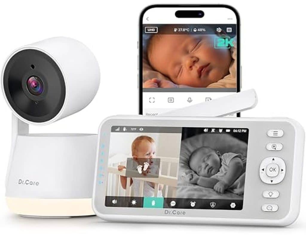 Test Dr.Care LumiView babyphone caméra WiFi 2K FHD : vision nocturne et alertes mouvement