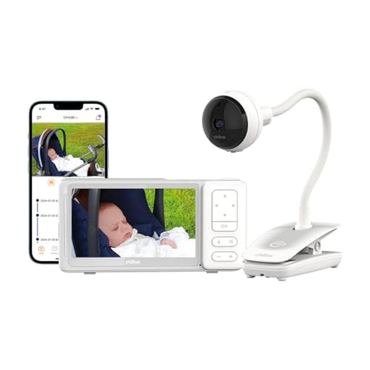 Test du babyphone Chillax Giraffe avec écran HD et caméra flexible