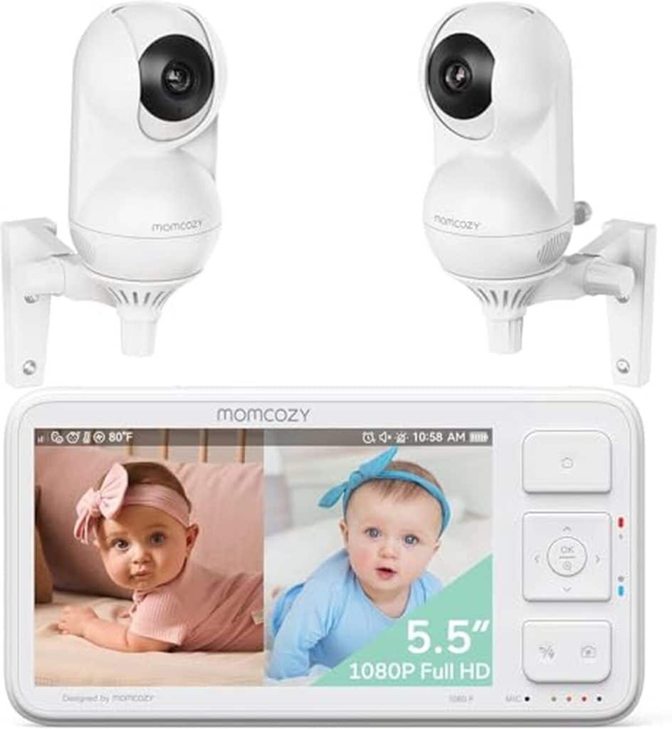 Test du babyphone Momcozy : deux caméras Full HD et fonctionnalités avancées
