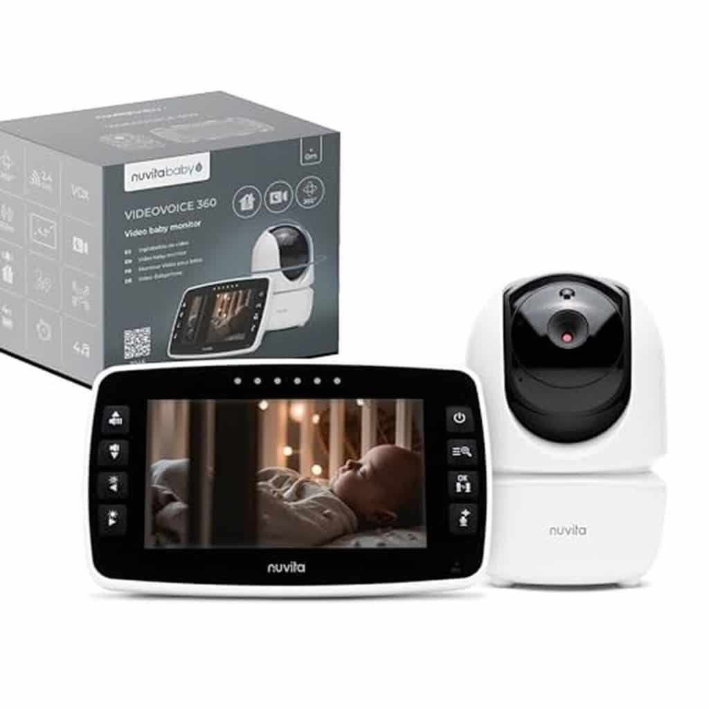 Test du babyphone Nuvita 3045 Videovoice : vidéo 360° et berceuses intégrées