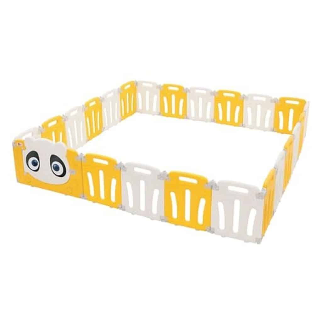 Test du parc bébé modulable Joyz 240×240 cm design panda