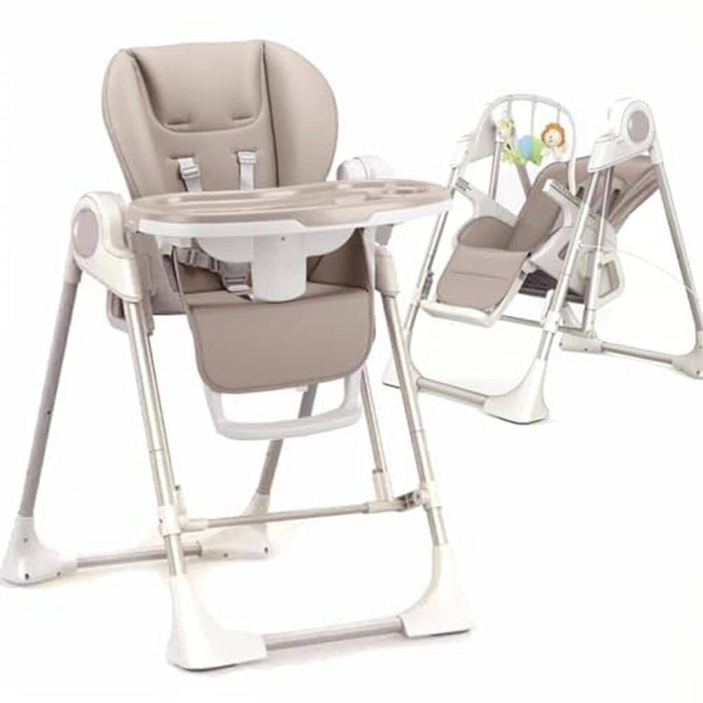 Test du Splity 3 en 1 de BEBE2LUXE : chaise haute évolutive avec balancelle électrique
