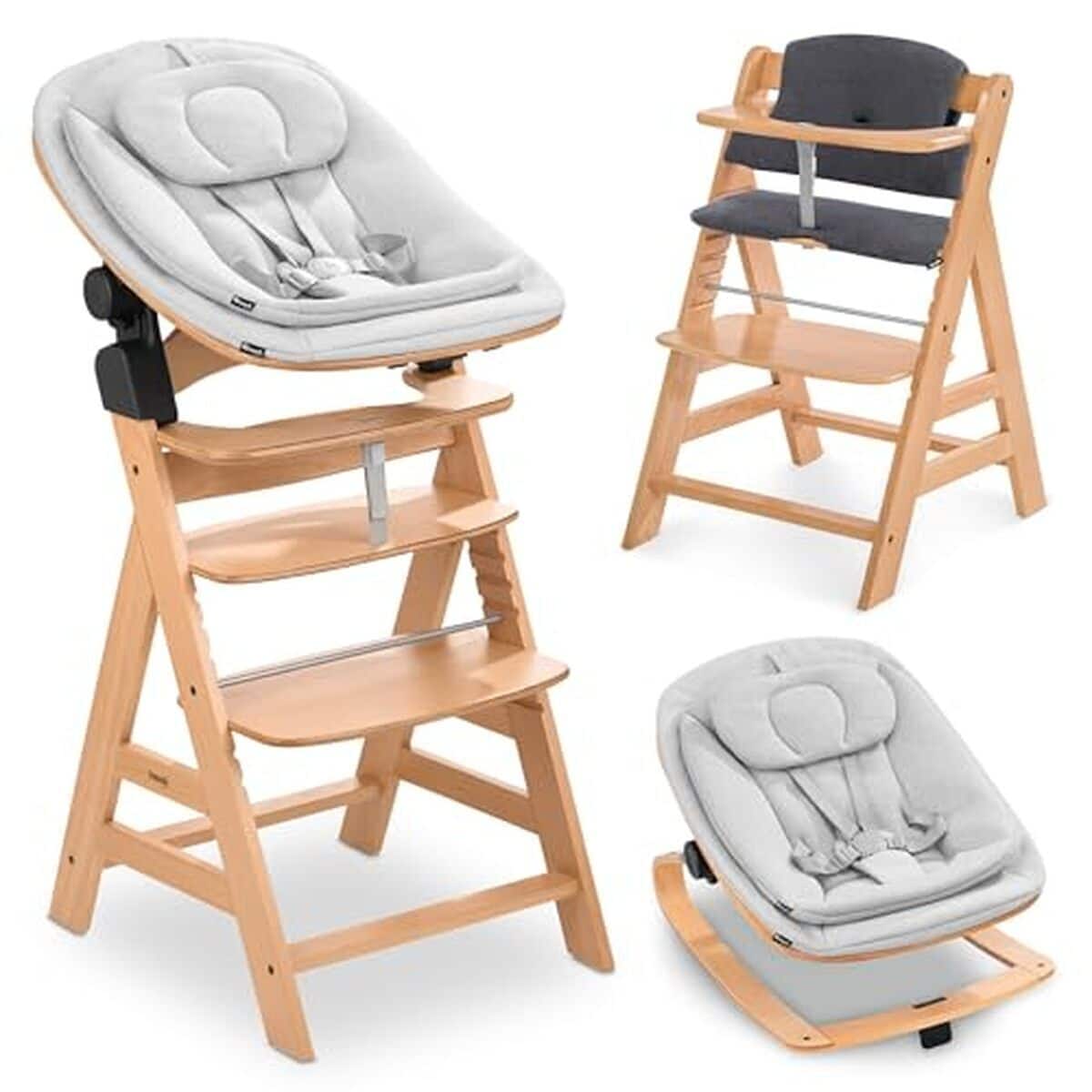Test hauck Alpha+ : chaise haute bébé évolutive en bois naturel