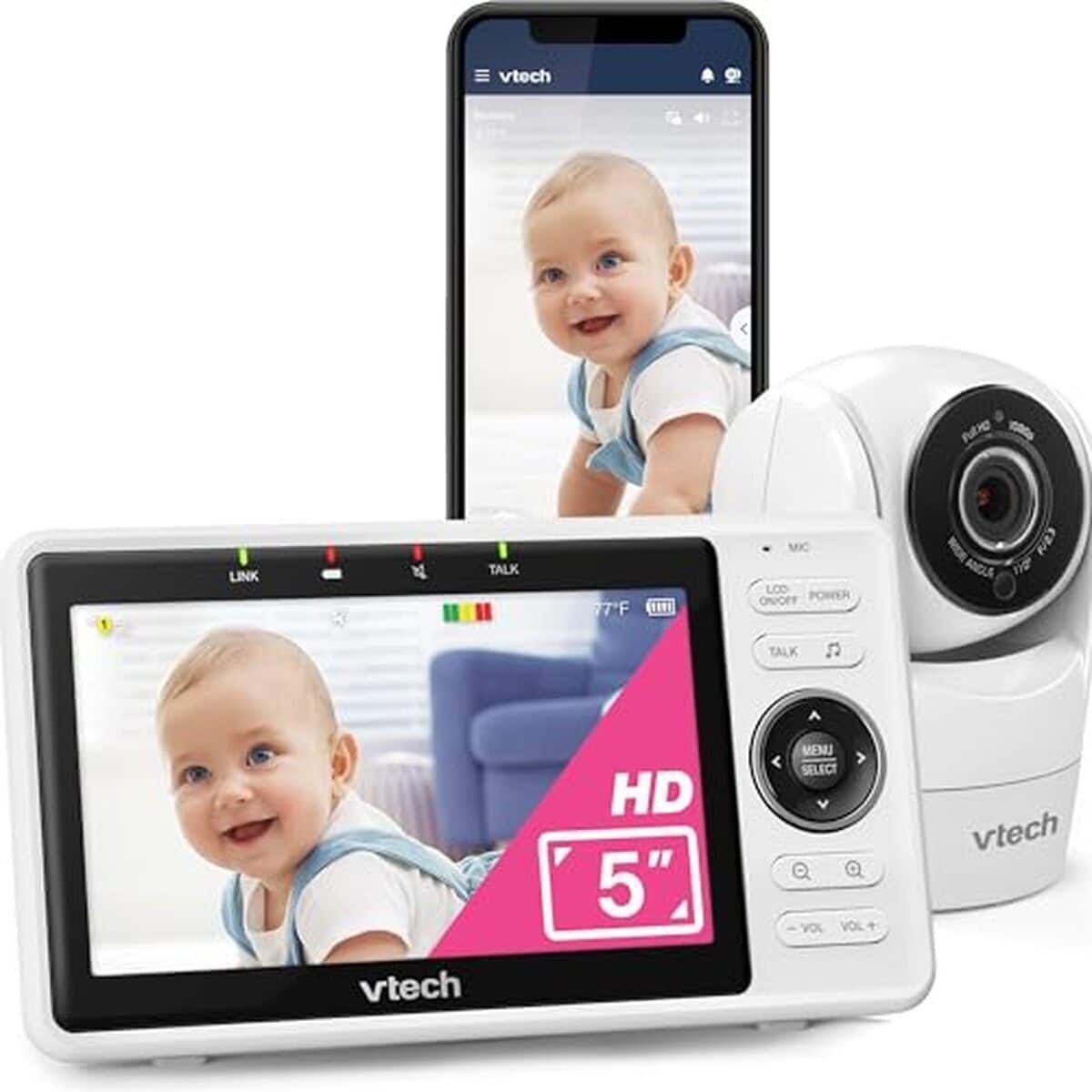 Test : vTech babyphone camera 1080p, vision nocturne et grand angle