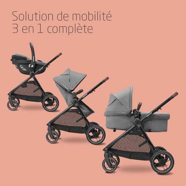 Découvrez notre test détaillé du pack poussette maxi-cosi zelia s trio : le confort et la sécurité du 3 en 1 pour des sorties sereines avec bébé