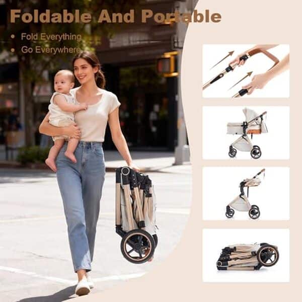 Découvrez l'analyse complète de la poussette Kakbgee Trio 3 en 1 : un choix polyvalent pour le confort de bébé et la praticité des parents.