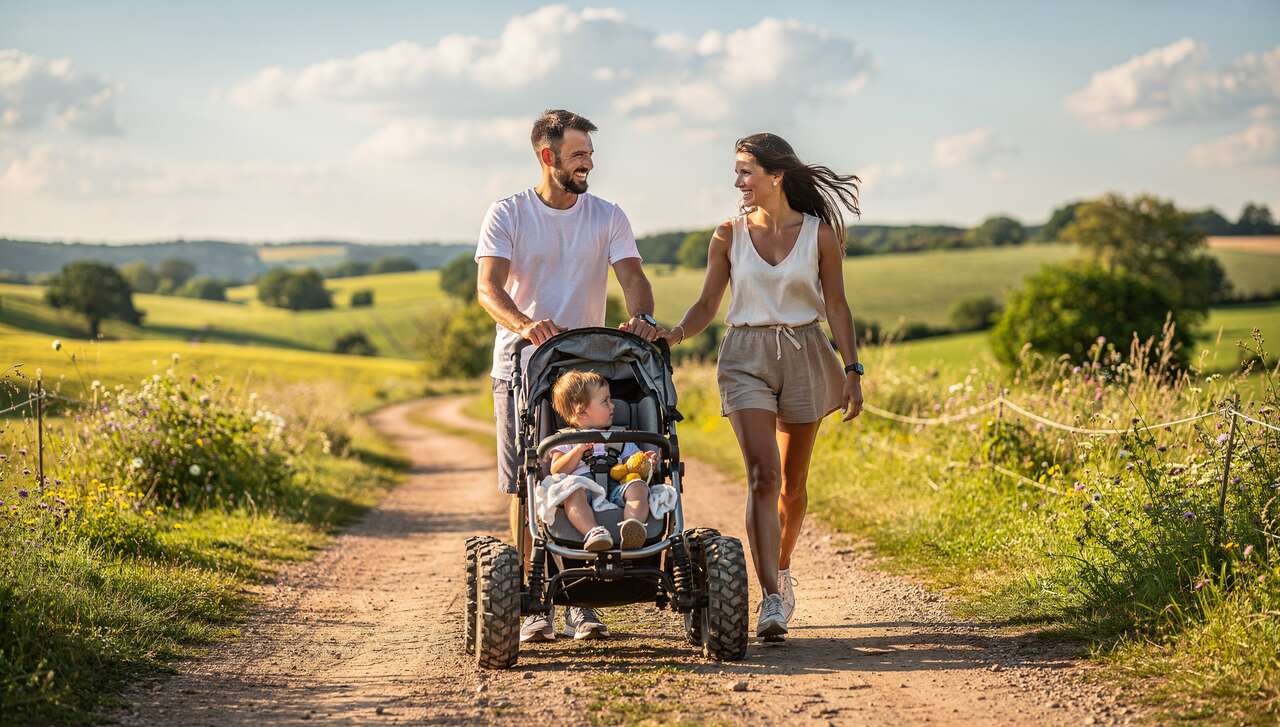 Poussettes tout-terrain pour les escapades nature