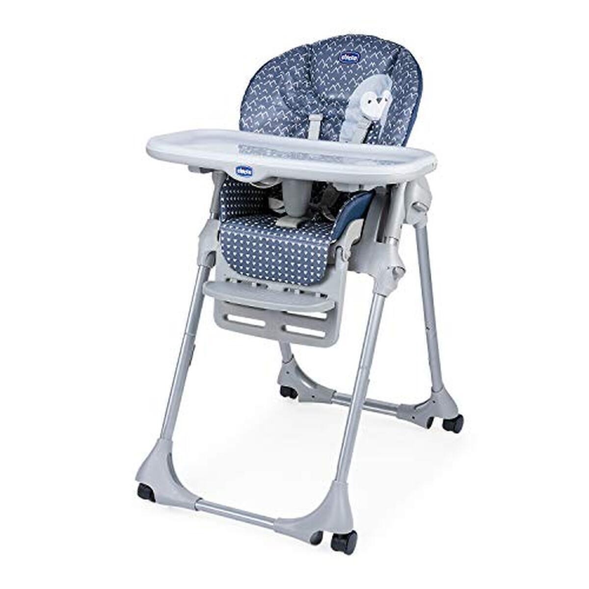 Test de la chaise haute Chicco Polly Easy réglable et pliable - modèle Pinguin