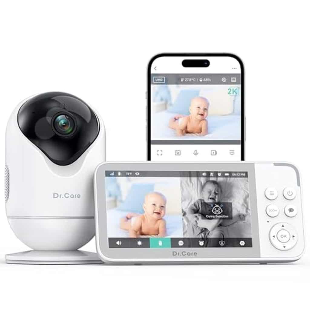 Test du babyphone Dr.Care : écran divisé et caméra 2K