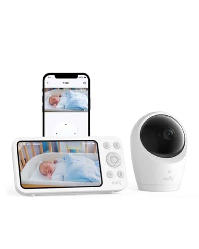 Test du babyphone eufy E20 : caméra 2K HD et écran 5" 720p