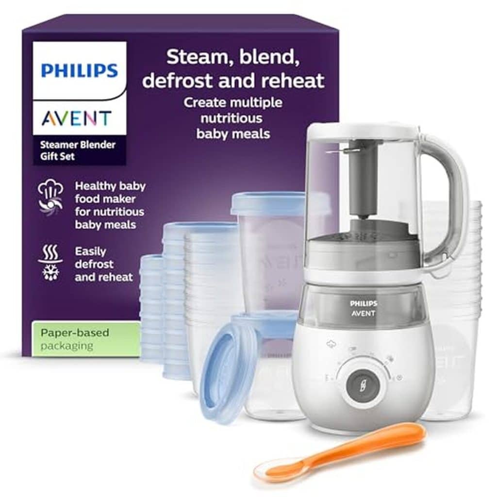 Test du coffret cadeau Philips Avent robot cuiseur-vapeur et mixeur 4 en 1 pour bébé