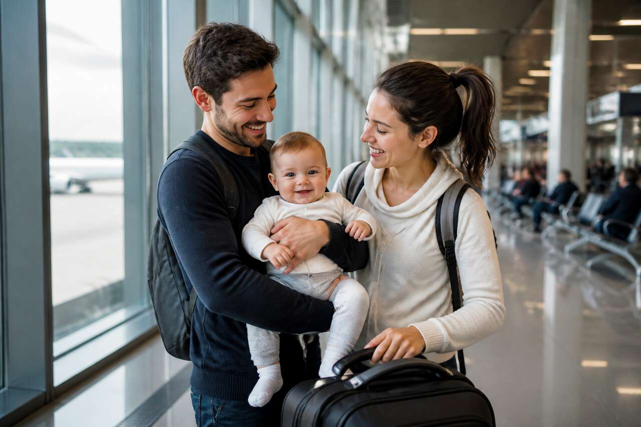 Prendre l'avion avec bébé : nos conseils pour un vol serein