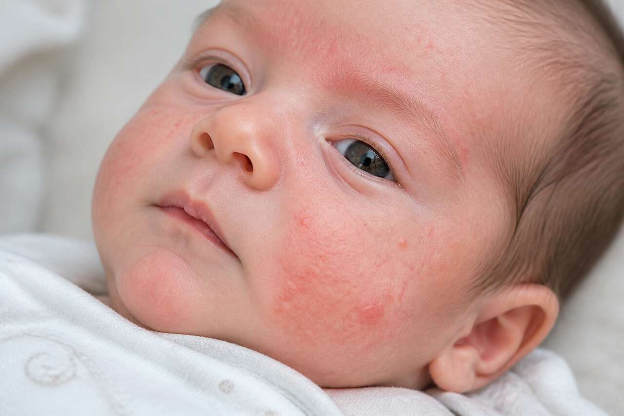 Quels sont les symptômes de l'acné du nourrisson