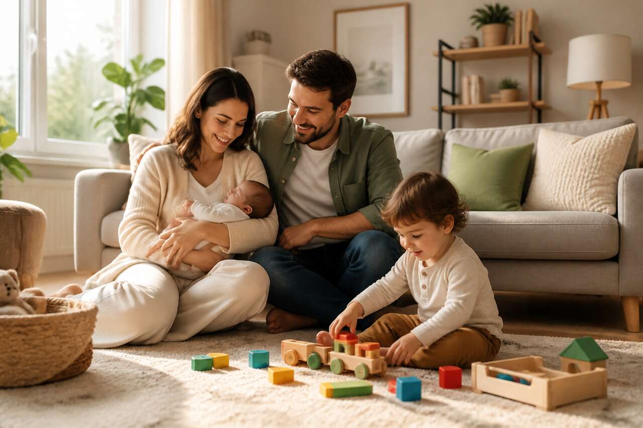 La vie de famille après la naissance