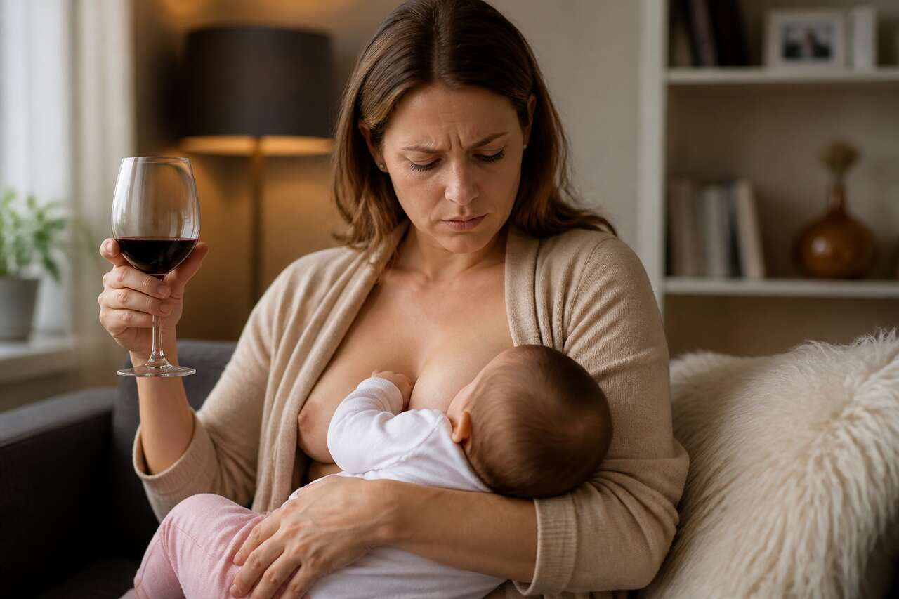 Transmission de l'alcool dans le lait maternel