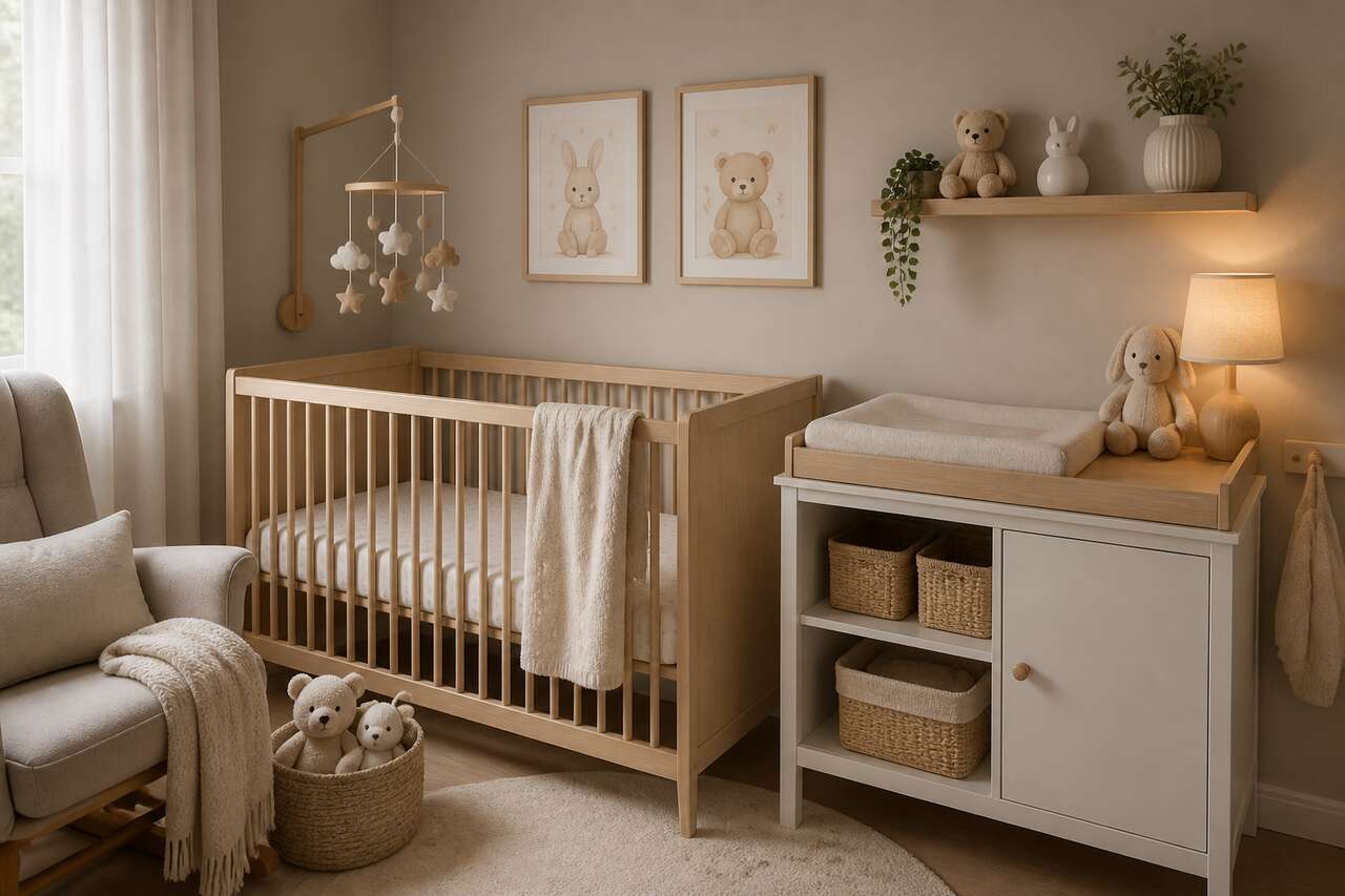 Décorer le coin bébé en harmonie avec la chambre existante