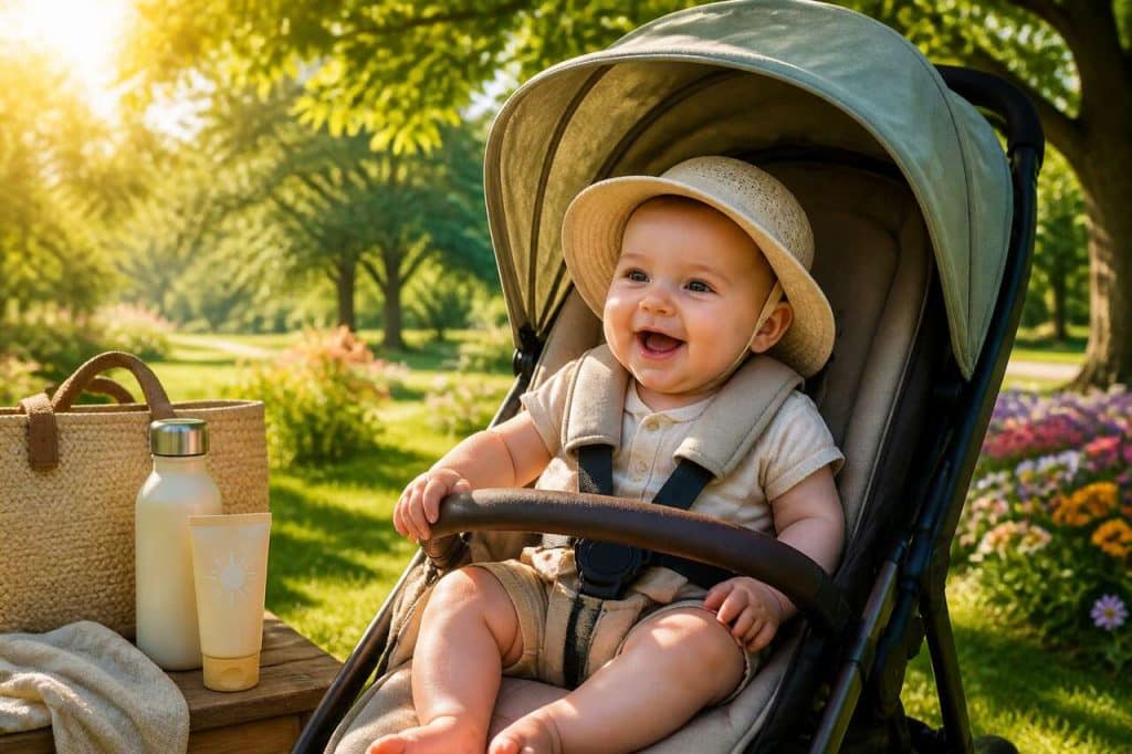 Sortir bébé en été : les indispensables à ne pas oublier