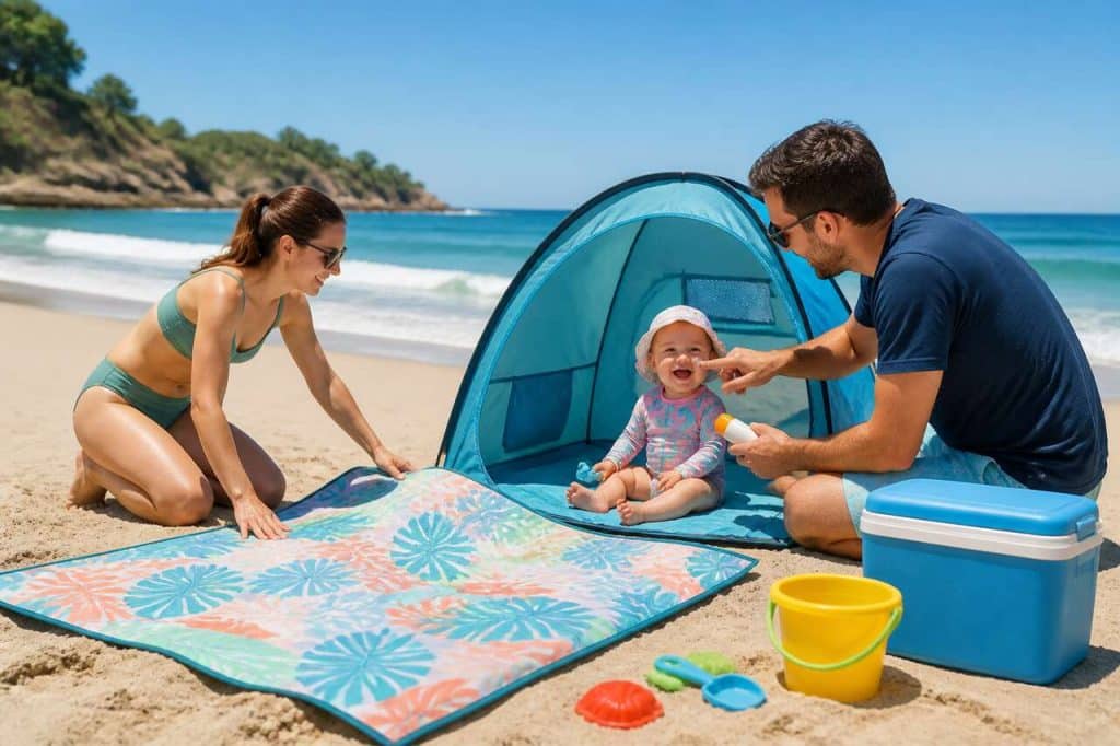 10 conseils pour emmener bébé à la plage