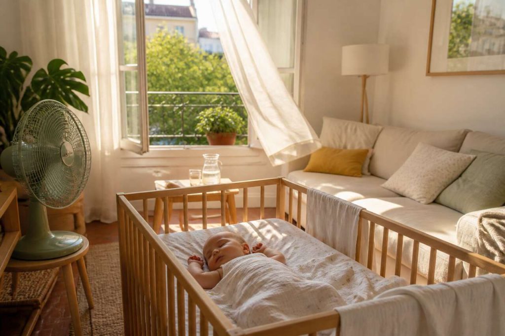 Canicule avec bébé : 5 erreurs à éviter