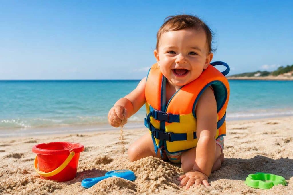Bouée, brassard ou gilet : que choisir pour bébé ?