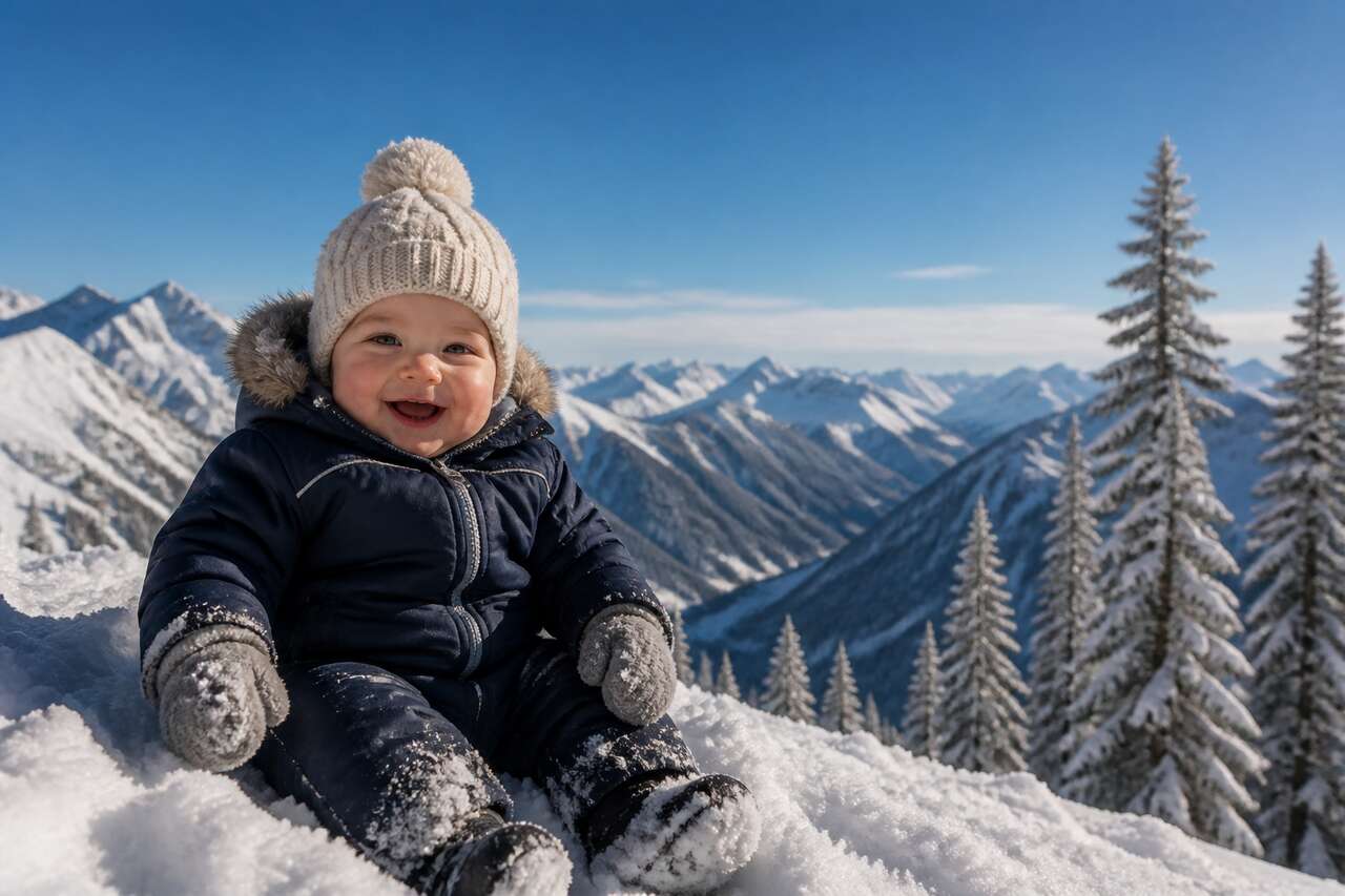 Bébé à la montagne : 5 précautions à prendre impérativement
