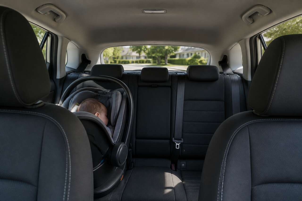 A quel âge tourner bébé face à la route