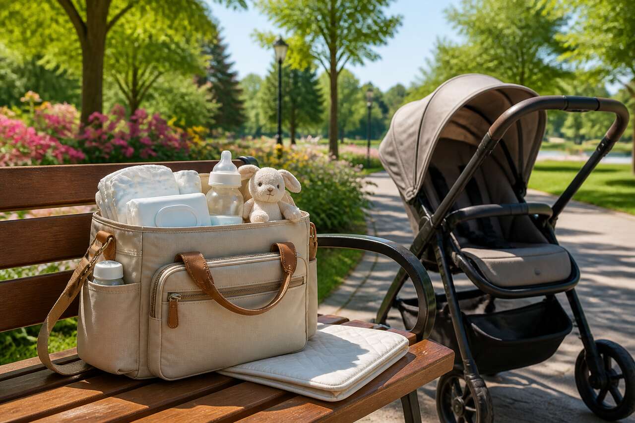 Préparer son sac à langer pour une balade avec bébé