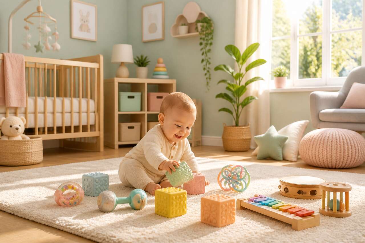 Stimuler les cinq sens de bébé Stimuler les cinq sens de bébé