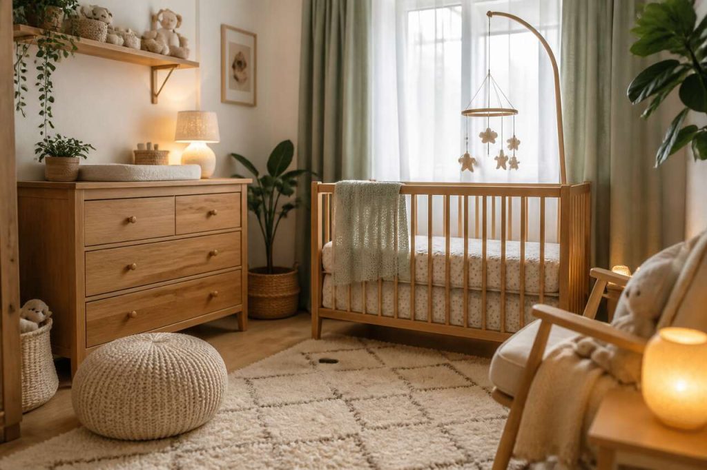 Chambre bébé en bois : idées pour une déco naturelle