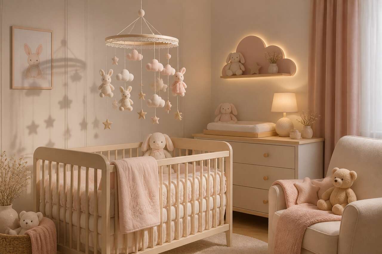 Le rôle décoratif du mobile dans la chambre de bébé Le rôle décoratif du mobile dans la chambre de bébé