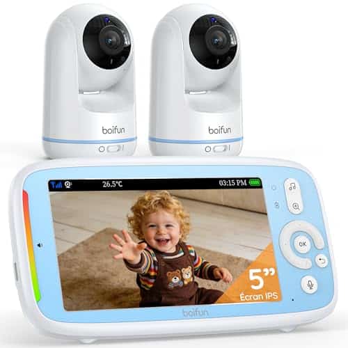 Test : babyphone BOIFUN 1080P caméra intelligente