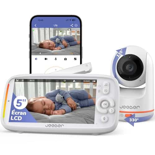 Test du babyphone Jeeber 2K : vision nocturne et détection avancée