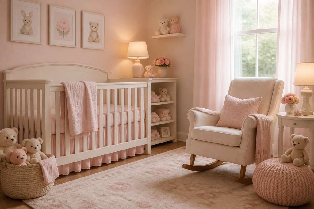 Quelle ambiance choisir pour la décoration d'une chambre de bébé fille ?