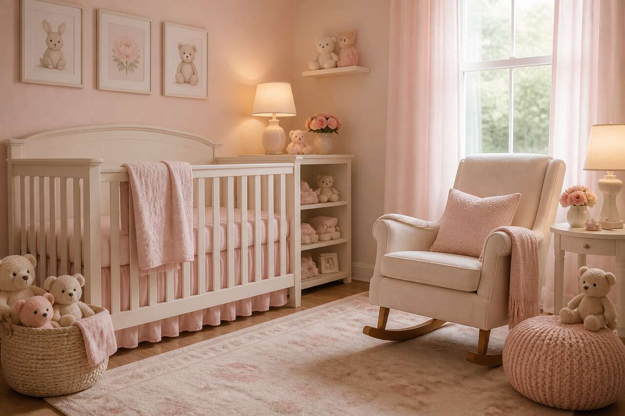 Quelle ambiance choisir pour la décoration d'une chambre de bébé fille ?