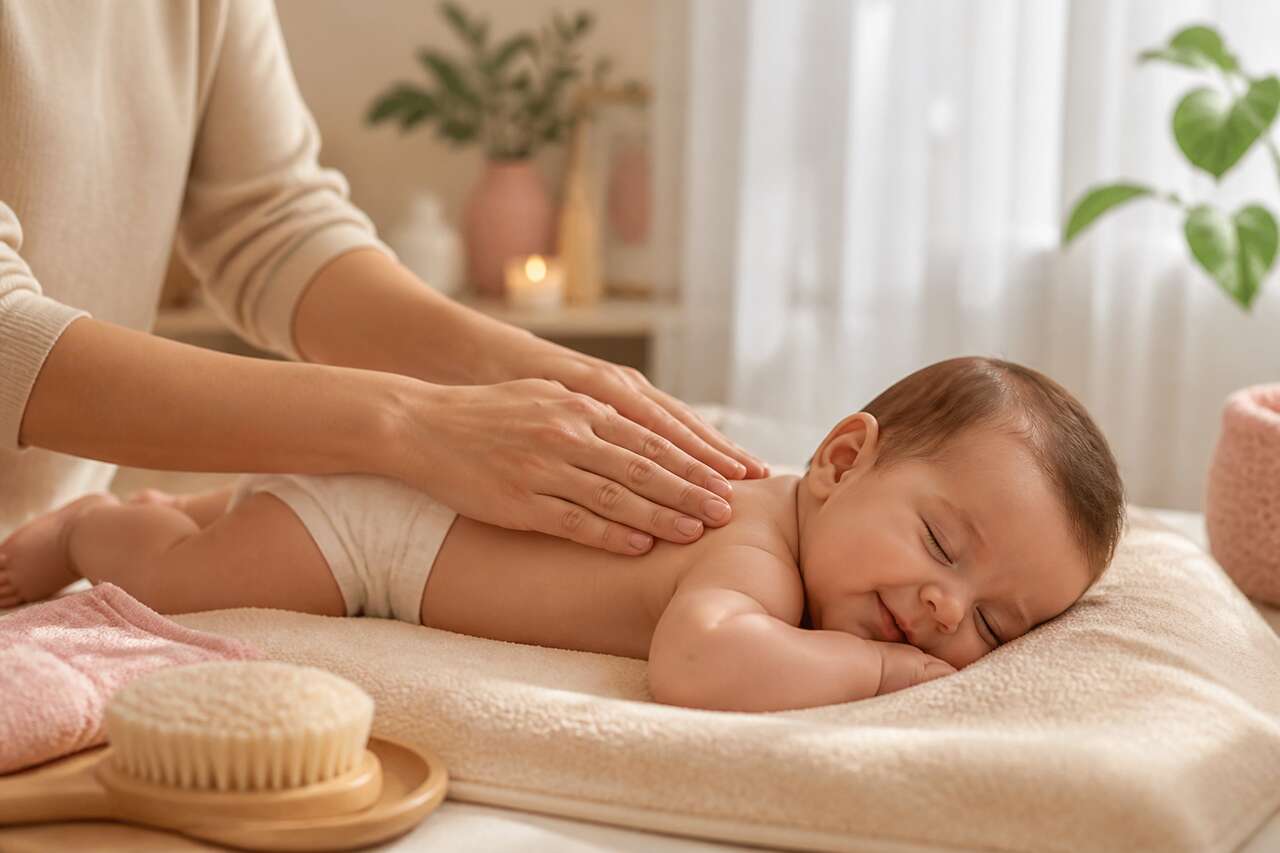 Les bienfaits du massage pour bébé