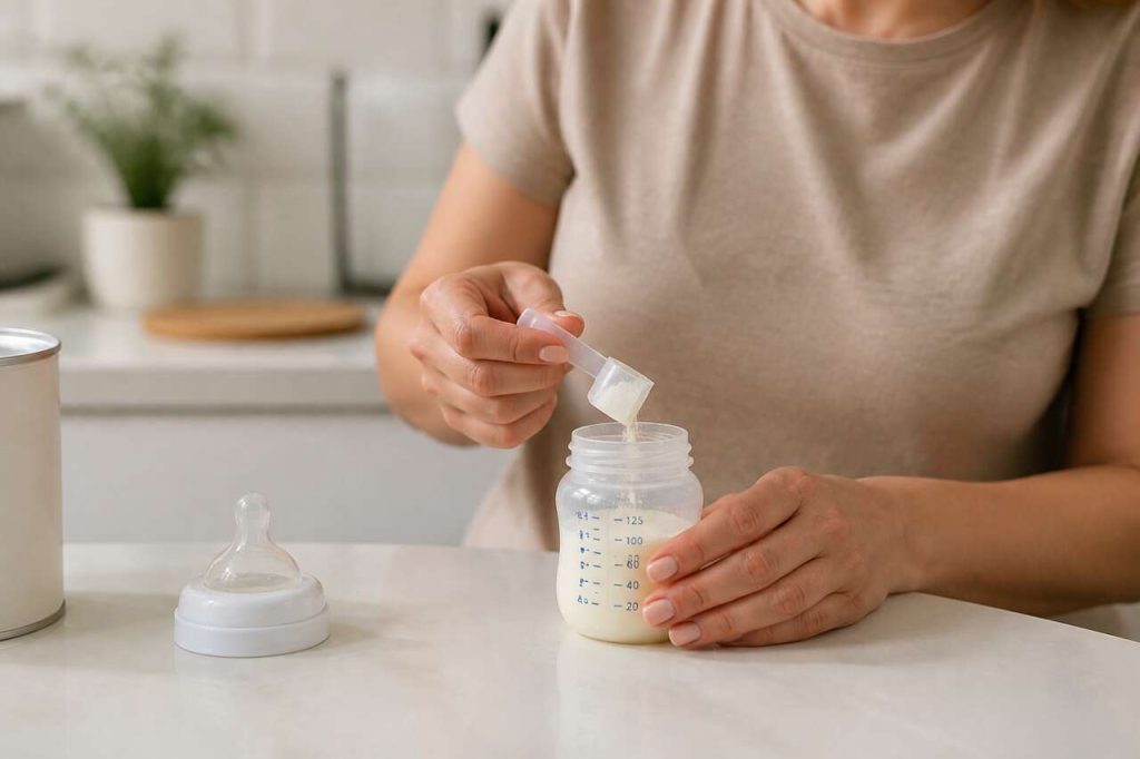 Comment préparer et conserver un biberon