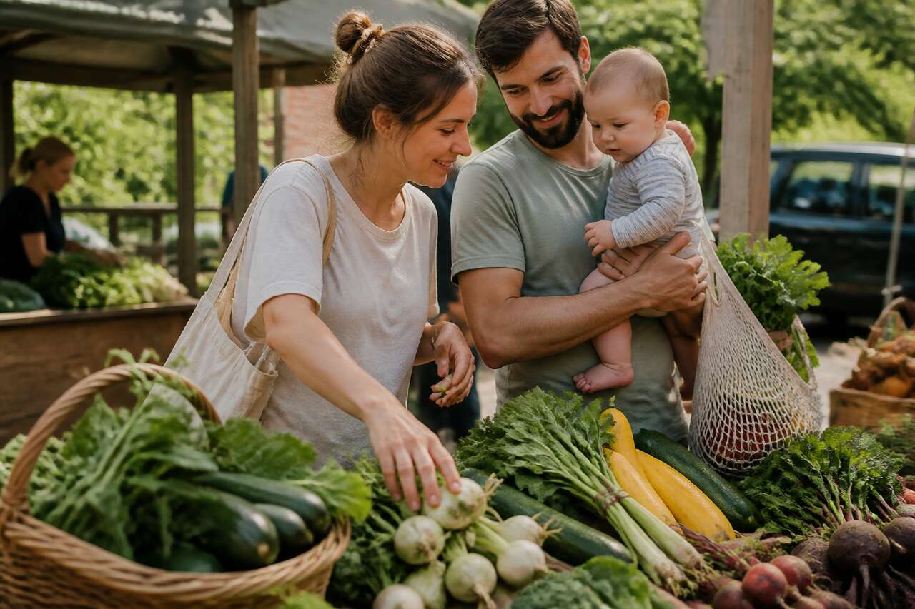 Alimentation du bébé et des parents: local, saison, vrac et anti-gaspillage Alimentation du bébé et des parents: local, saison, vrac et anti-gaspillage